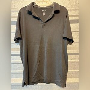 Apt. 9 Men's Charcoal Polo Shirt